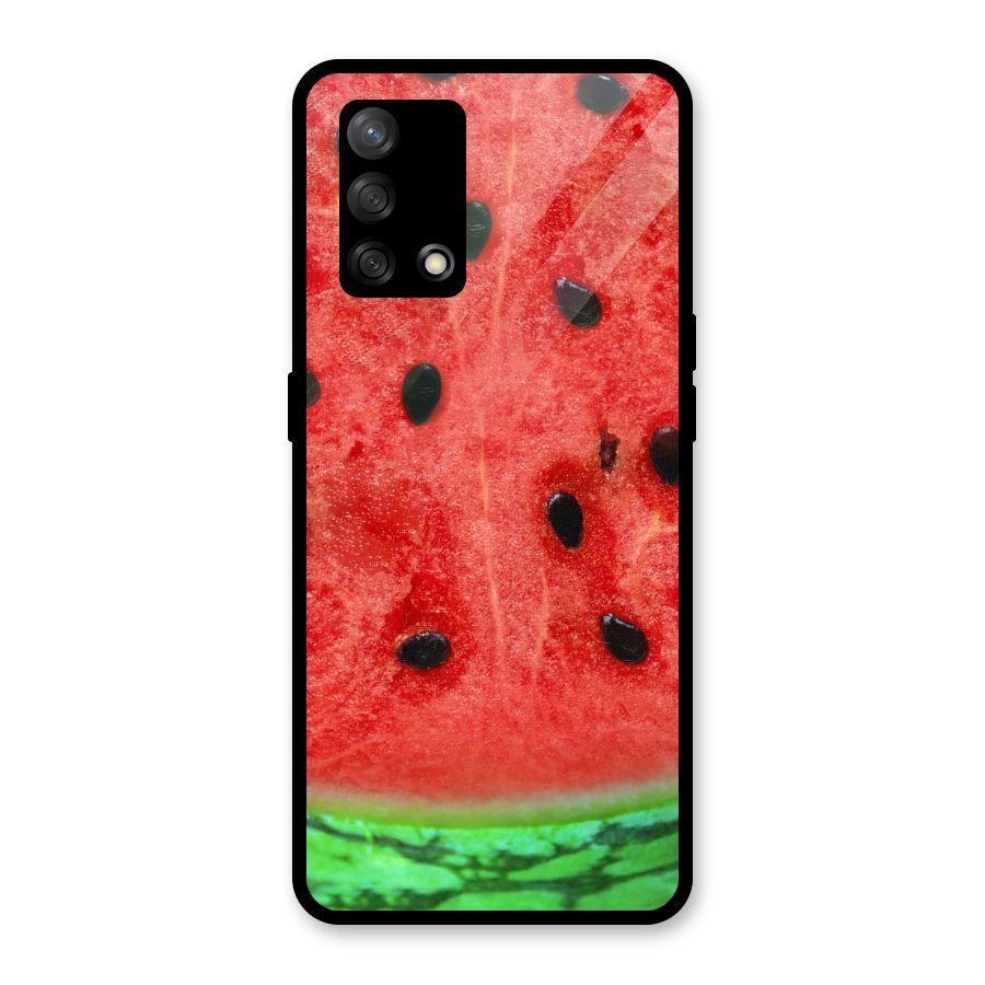 Watermelon Design Glass Back Case for Oppo F19