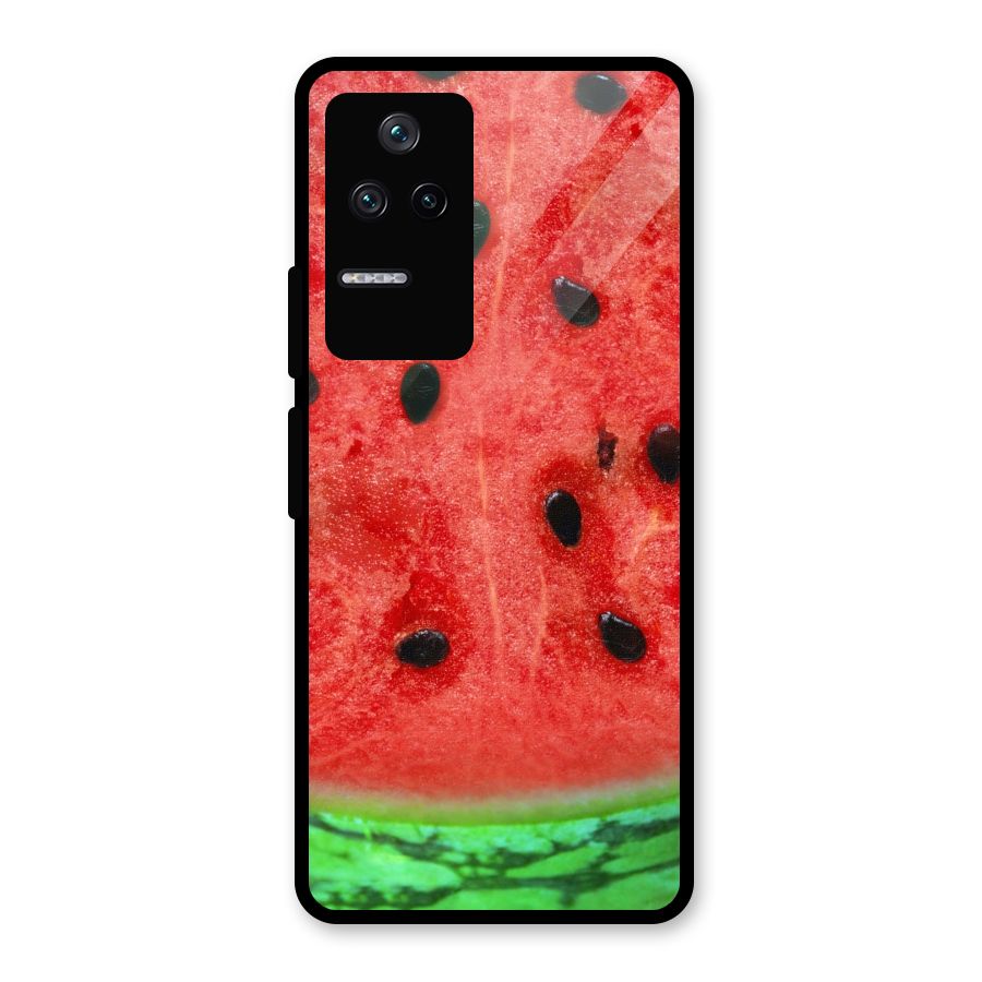 Watermelon Design Glass Back Case for Poco F4 5G