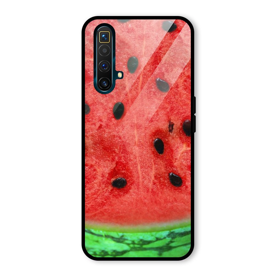Watermelon Design Glass Back Case for Realme X3