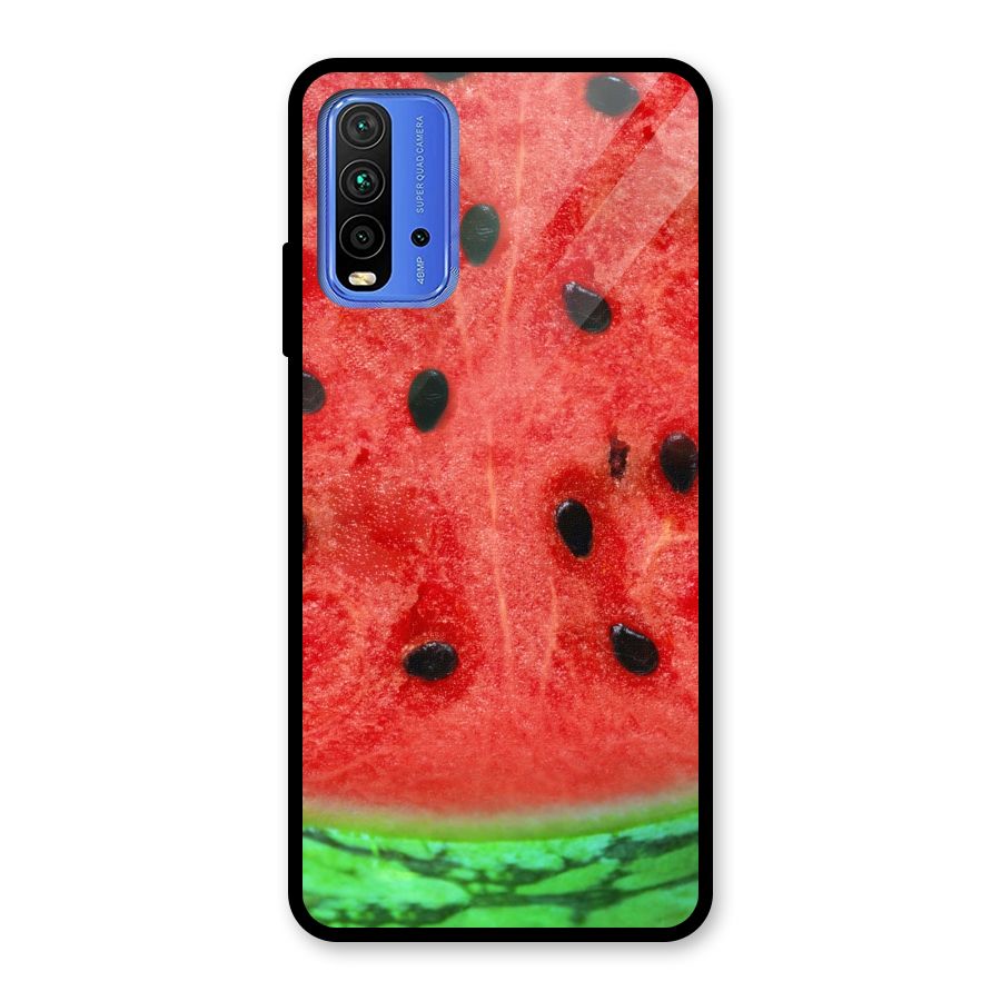 Watermelon Design Glass Back Case for Redmi 9 Power
