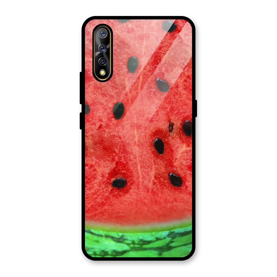 Watermelon Design Glass Back Case for Vivo S1