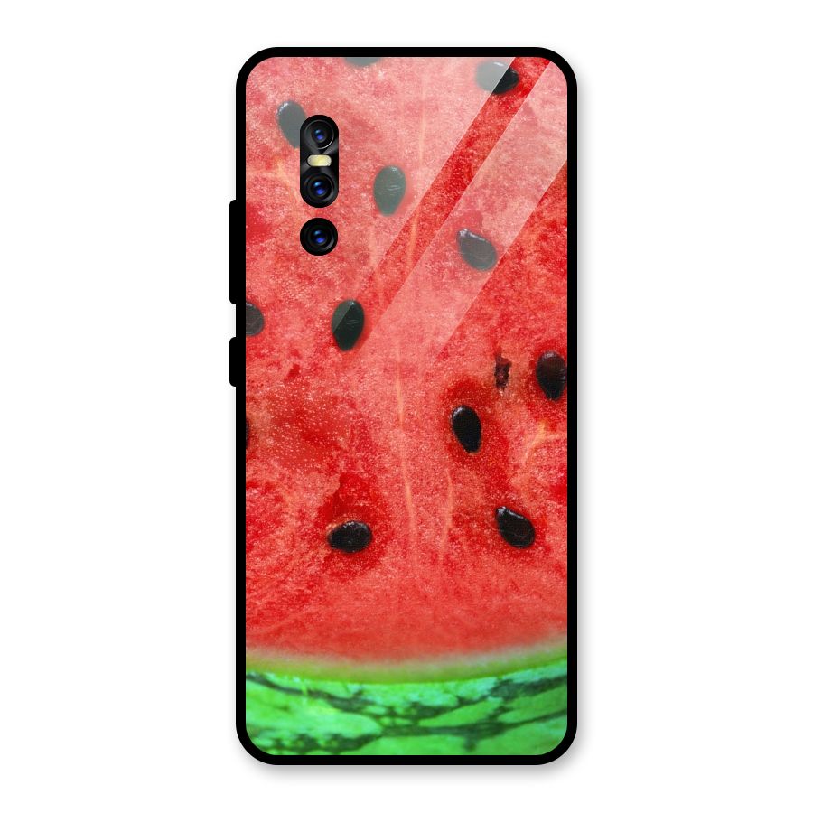 Watermelon Design Glass Back Case for Vivo V15 Pro