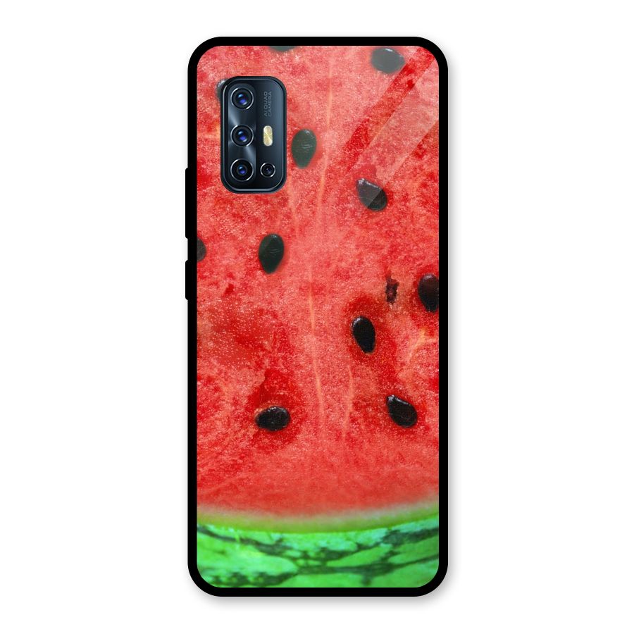 Watermelon Design Glass Back Case for Vivo V17
