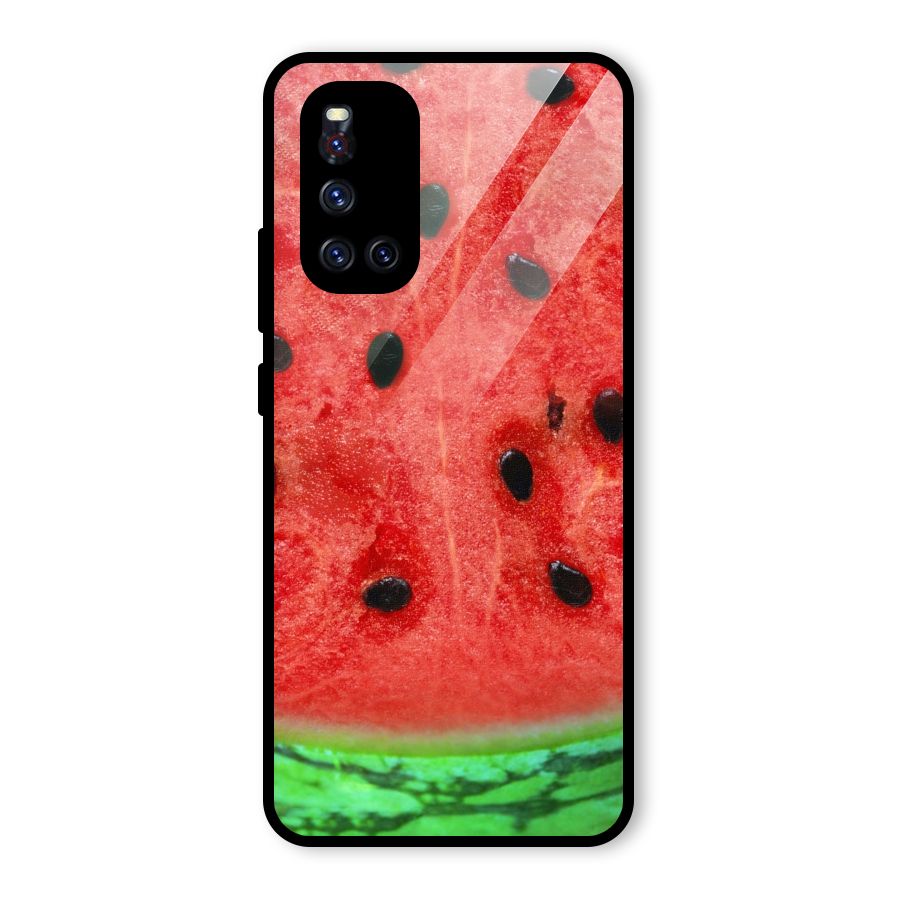 Watermelon Design Glass Back Case for Vivo V19