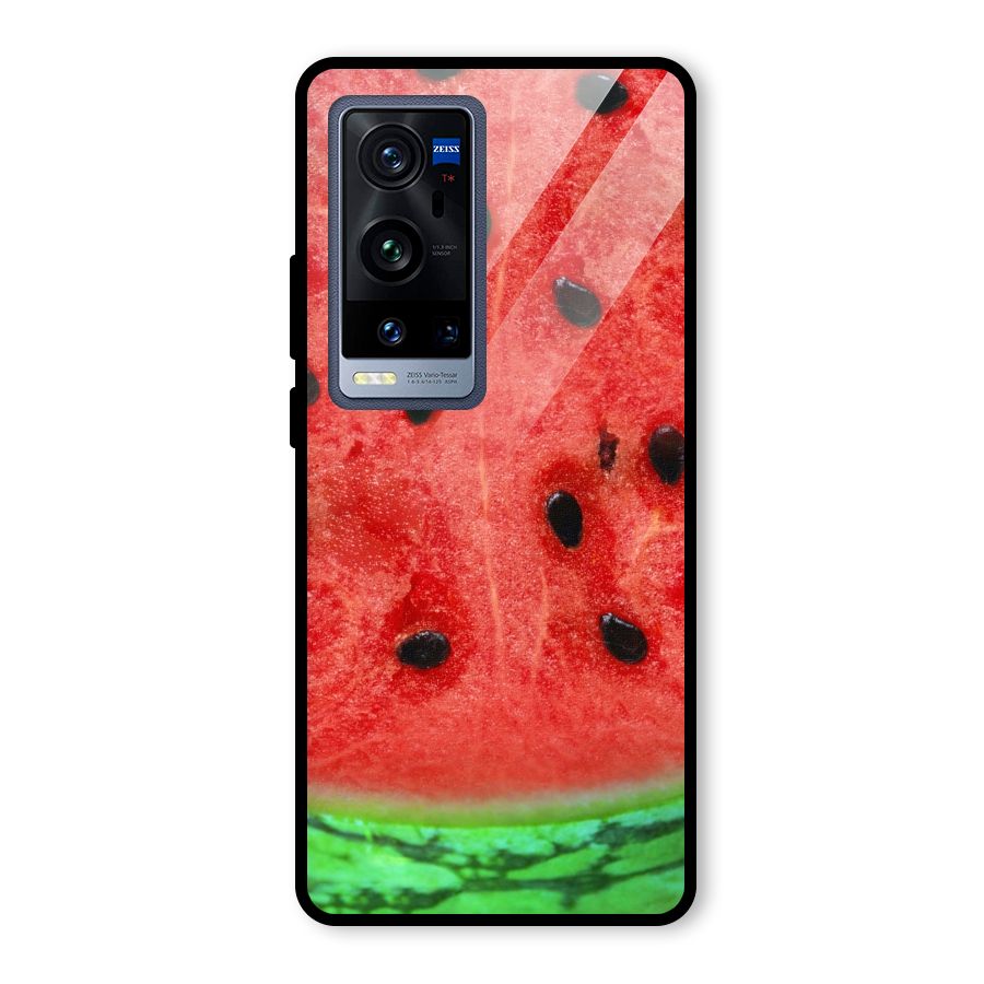 Watermelon Design Glass Back Case for Vivo X60 Pro Plus