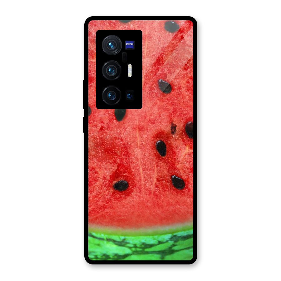 Watermelon Design Glass Back Case for Vivo X70 Pro Plus