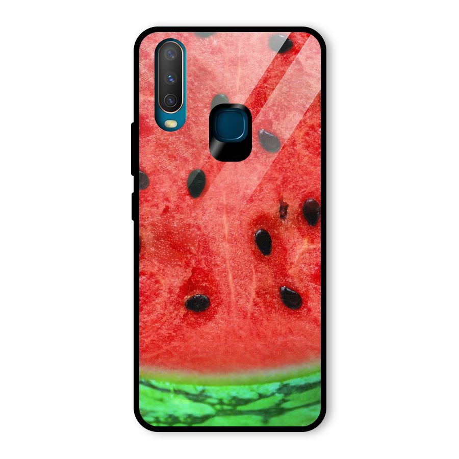 Watermelon Design Glass Back Case for Vivo Y15