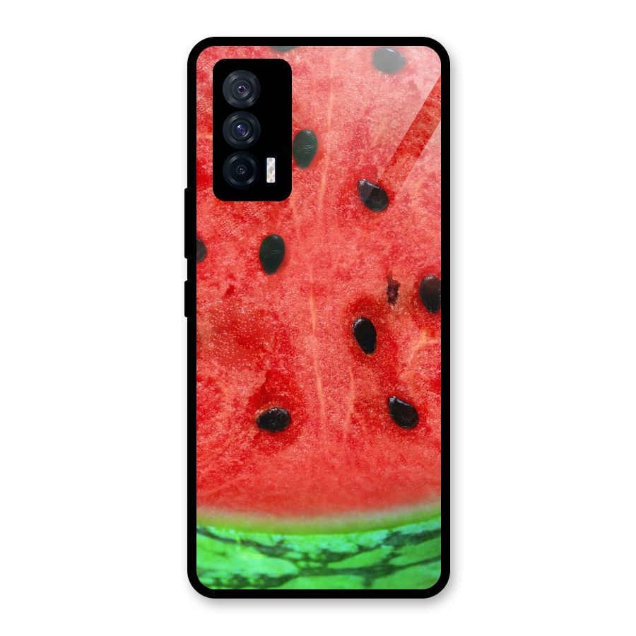Watermelon Design Glass Back Case for Vivo iQOO 7 5G