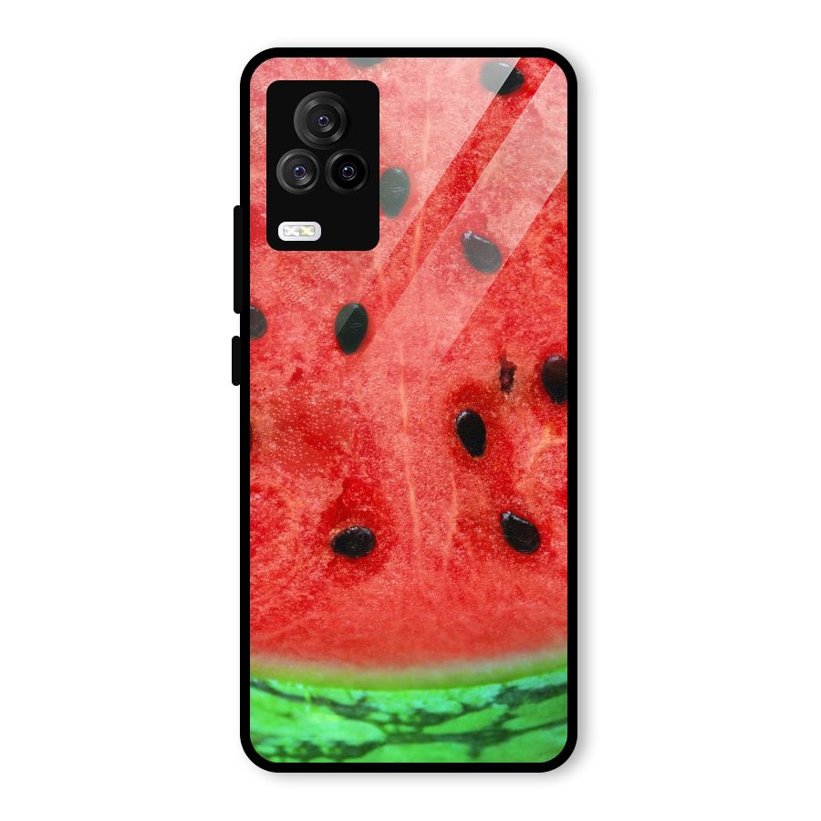 Watermelon Design Glass Back Case for Vivo iQOO 7 Legend 5G