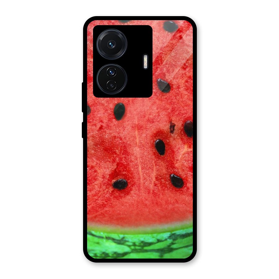 Watermelon Design Glass Back Case for Vivo iQOO Z6 Pro