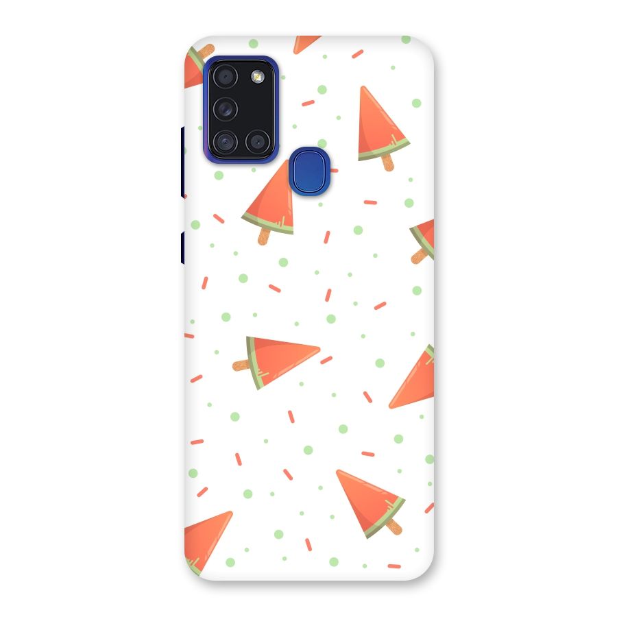 Watermelon Ice Creams Back Case for Galaxy A21s
