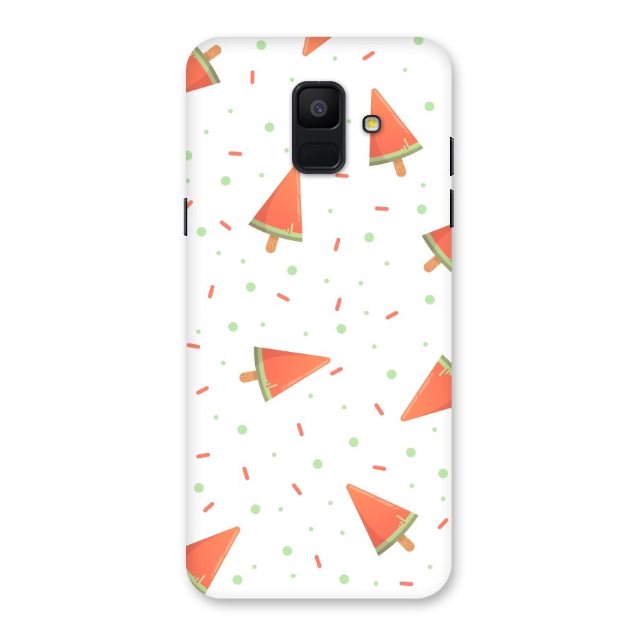 Watermelon Ice Creams Back Case for Galaxy A6 (2018)
