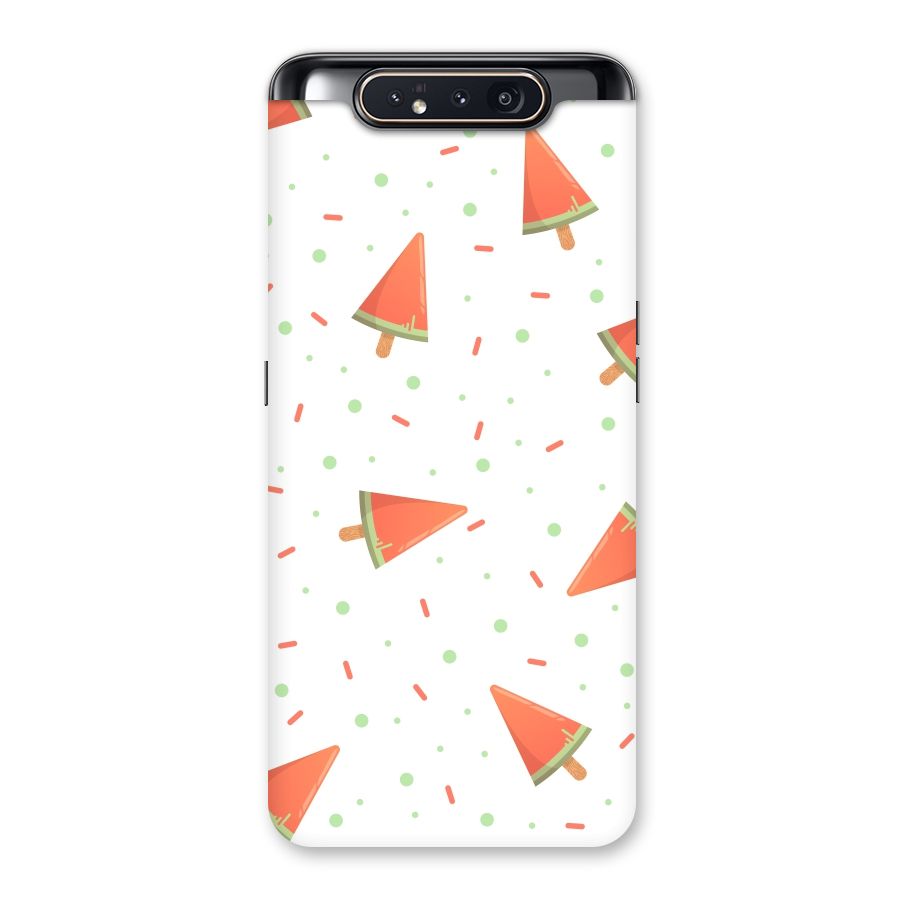 Watermelon Ice Creams Back Case for Galaxy A80