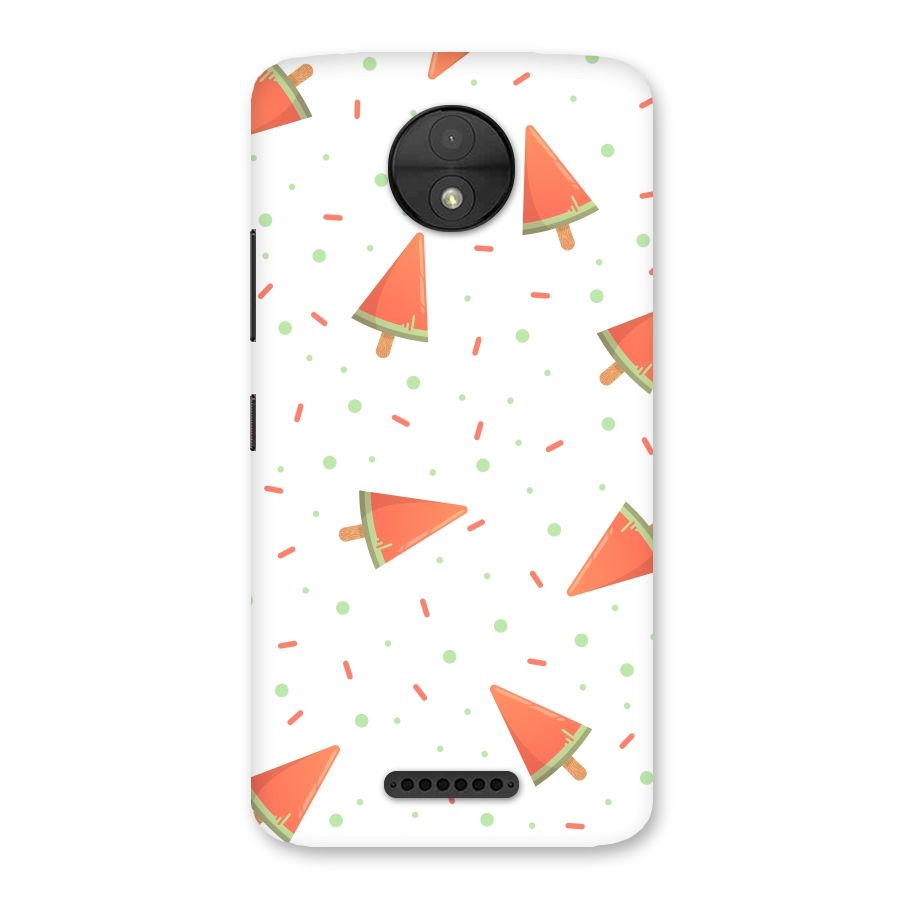 Watermelon Ice Creams Back Case for Moto C