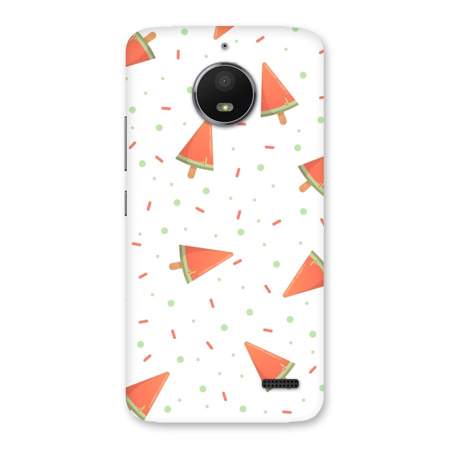 Watermelon Ice Creams Back Case for Moto E4