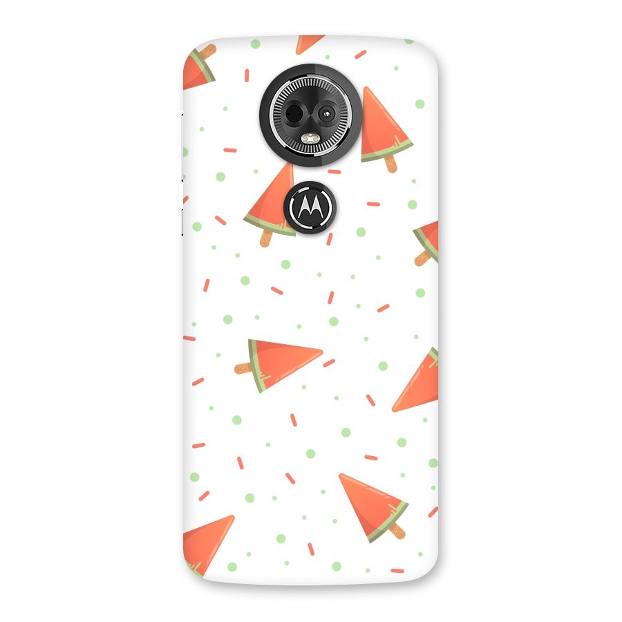 Watermelon Ice Creams Back Case for Moto E5 Plus