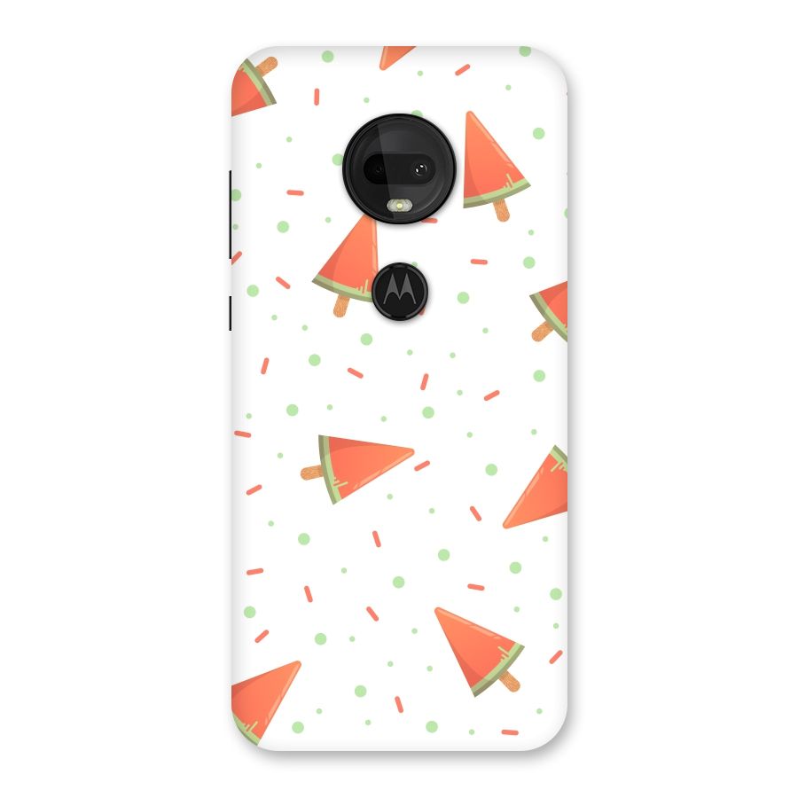 Watermelon Ice Creams Back Case for Moto G7