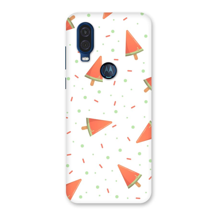 Watermelon Ice Creams Back Case for Motorola One Vision