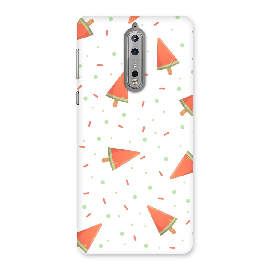 Watermelon Ice Creams Back Case for Nokia 8