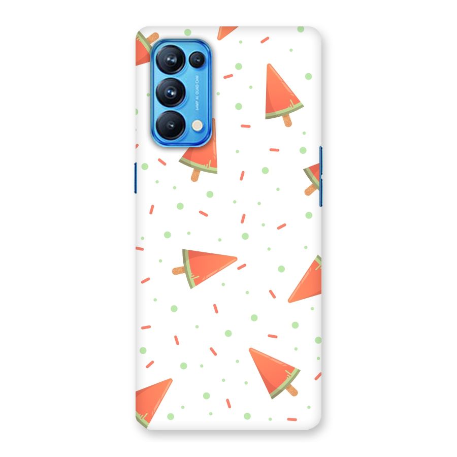 Watermelon Ice Creams Back Case for Oppo Reno5 Pro 5G