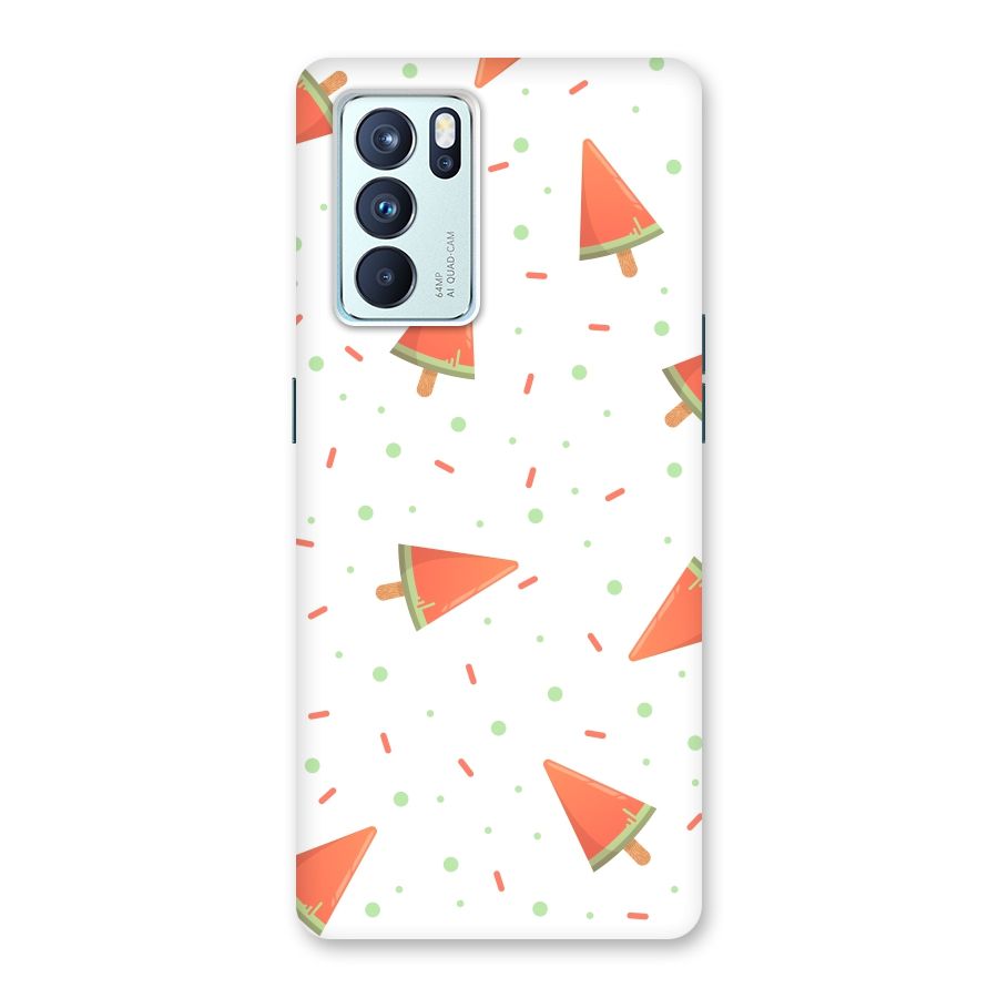 Watermelon Ice Creams Back Case for Oppo Reno6 Pro 5G