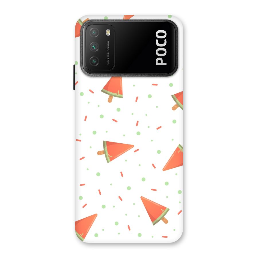 Watermelon Ice Creams Back Case for Poco M3