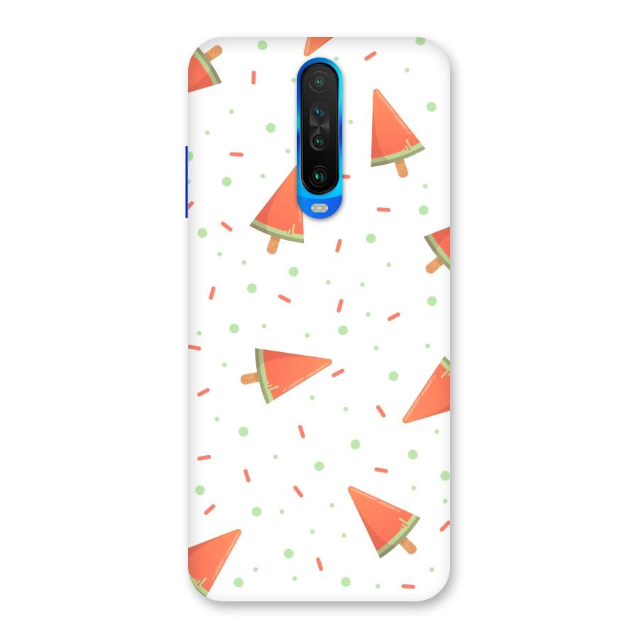 Watermelon Ice Creams Back Case for Poco X2