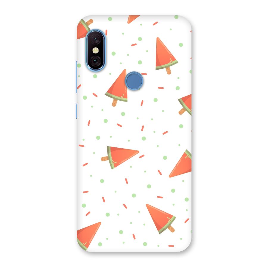 Watermelon Ice Creams Back Case for Redmi Note 6 Pro