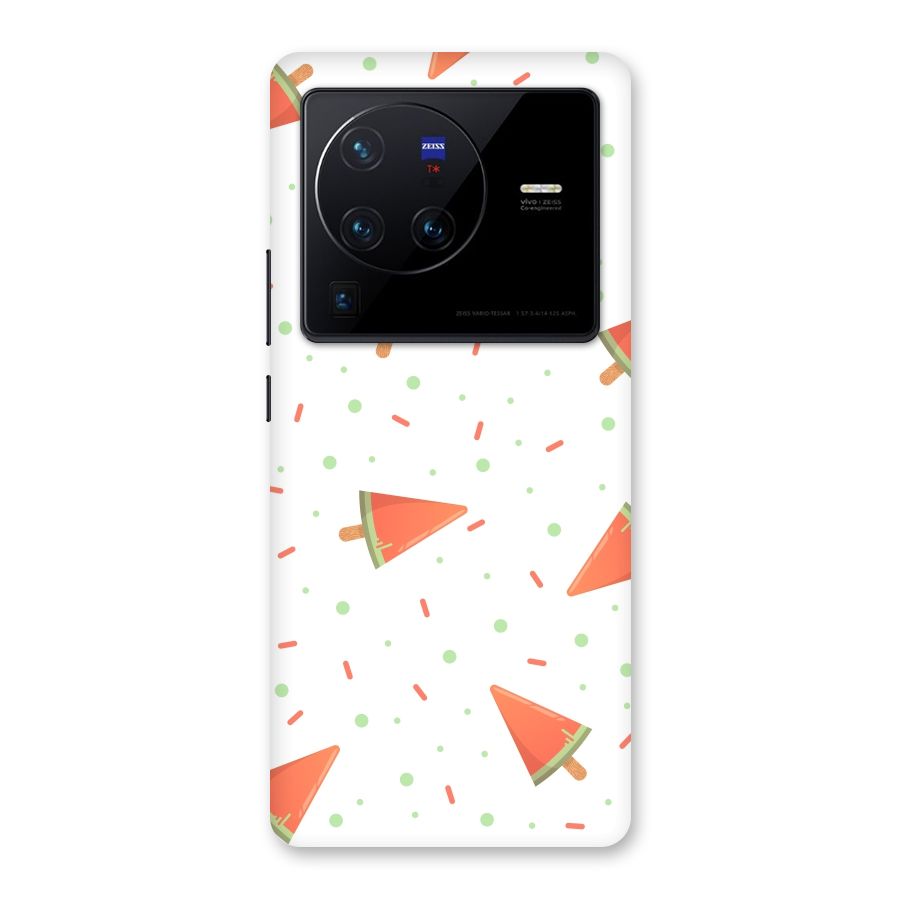 Watermelon Ice Creams Back Case for Vivo X80 Pro