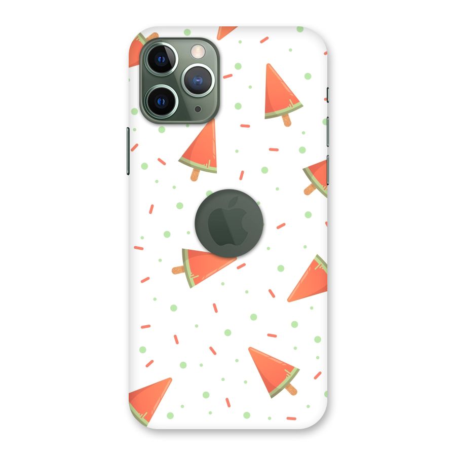 Watermelon Ice Creams Back Case for iPhone 11 Pro Logo  Cut