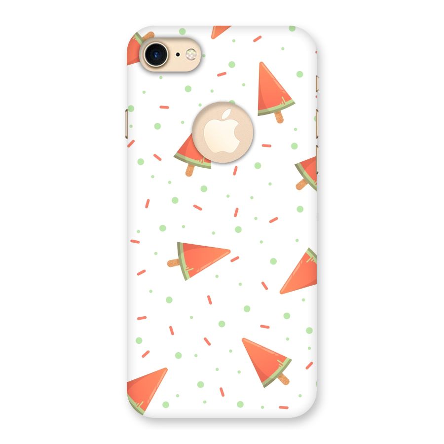Watermelon Ice Creams Back Case for iPhone 7 Logo Cut
