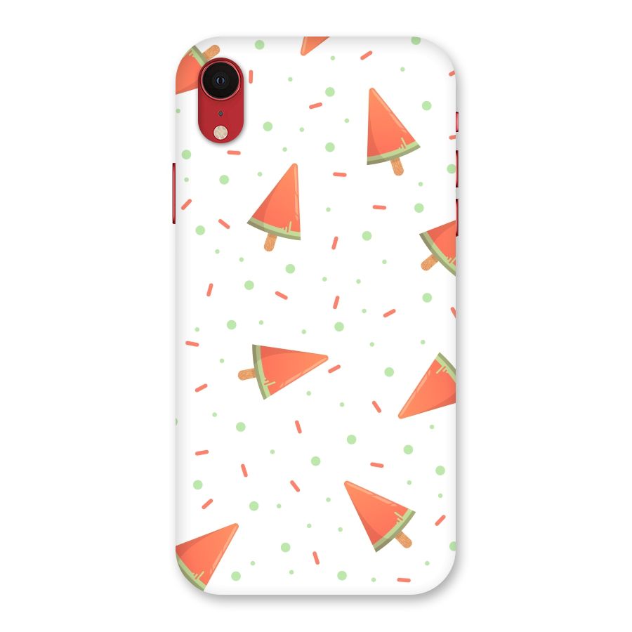Watermelon Ice Creams Back Case for iPhone XR