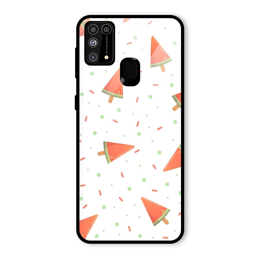 Watermelon Ice Creams Glass Back Case for Galaxy F41