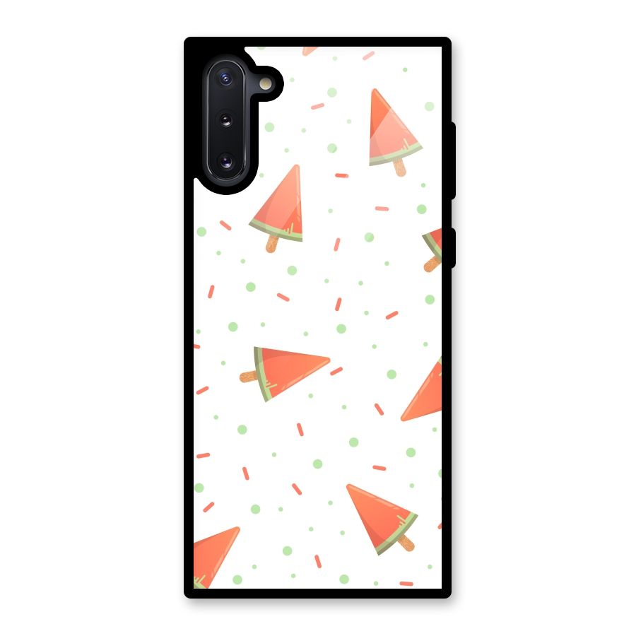 Watermelon Ice Creams Glass Back Case for Galaxy Note 10