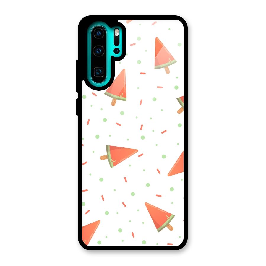 Watermelon Ice Creams Glass Back Case for Huawei P30 Pro