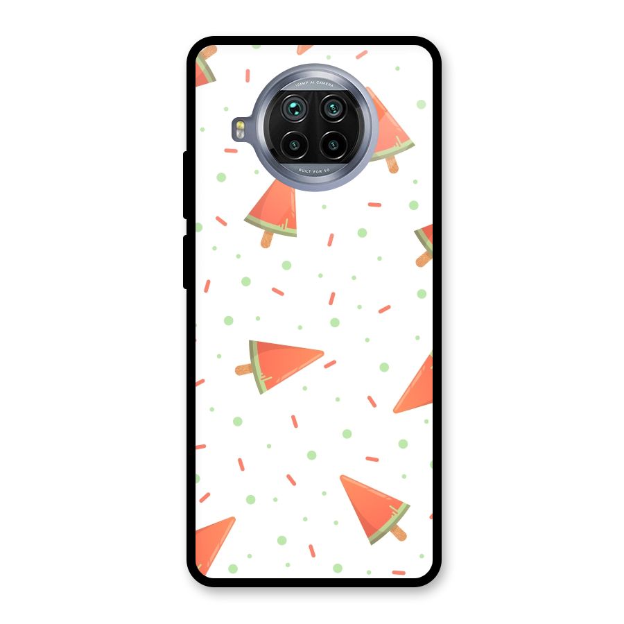 Watermelon Ice Creams Glass Back Case for Mi 10i