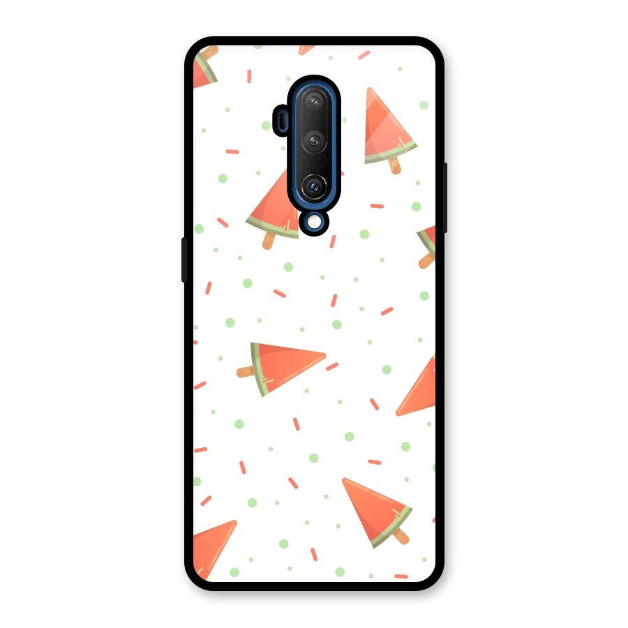 Watermelon Ice Creams Glass Back Case for OnePlus 7T Pro