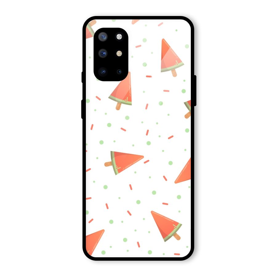 Watermelon Ice Creams Glass Back Case for OnePlus 8T