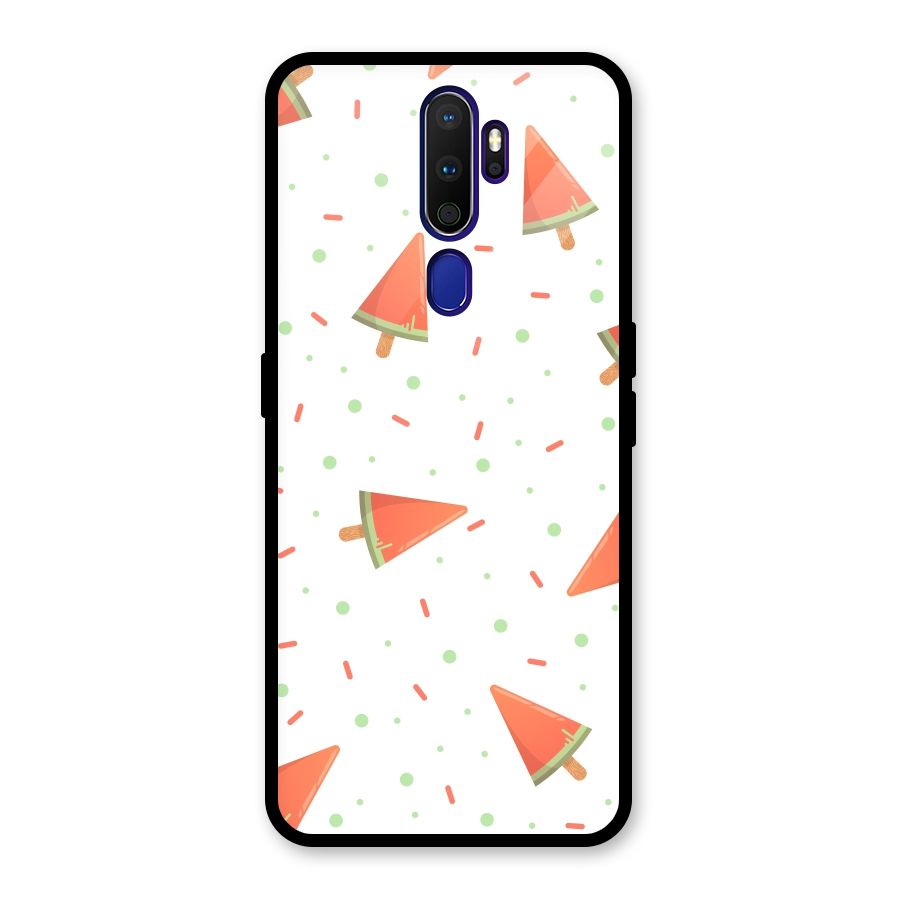 Watermelon Ice Creams Glass Back Case for Oppo A9 (2020)