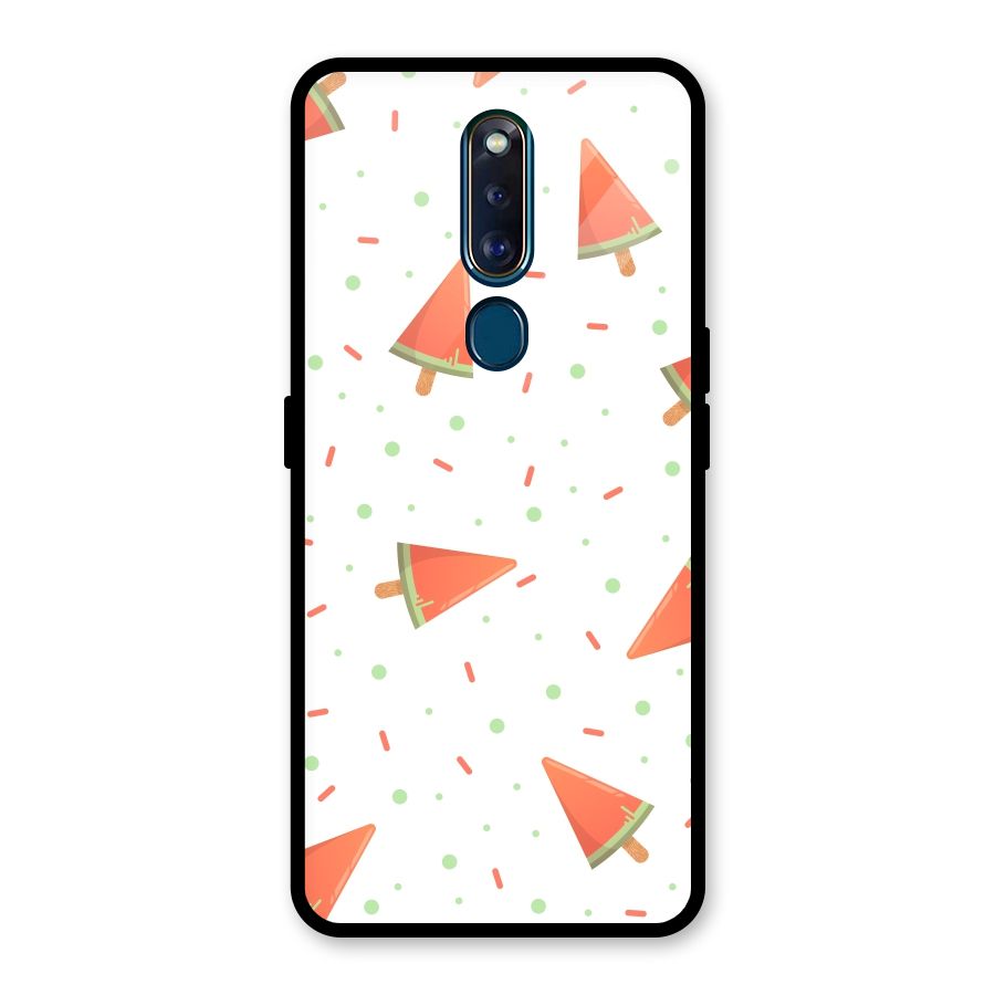 Watermelon Ice Creams Glass Back Case for Oppo F11 Pro