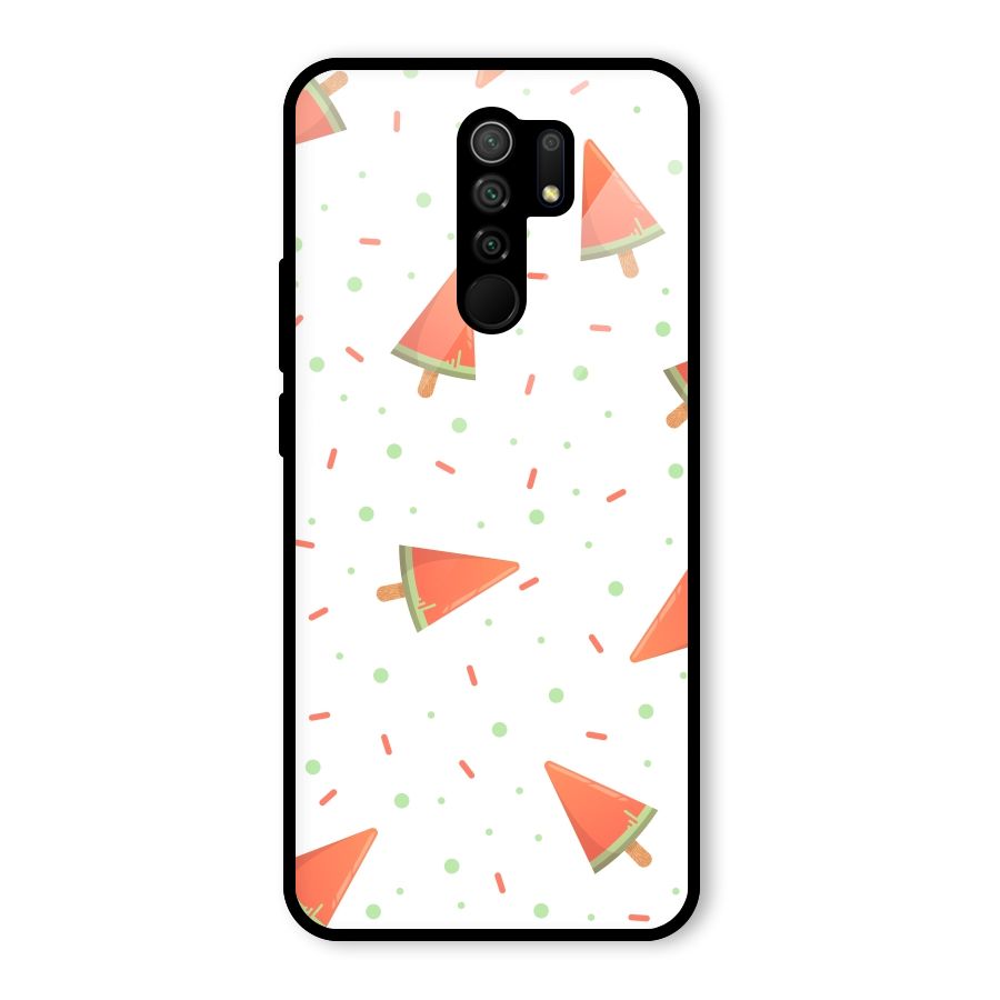 Watermelon Ice Creams Glass Back Case for Poco M2