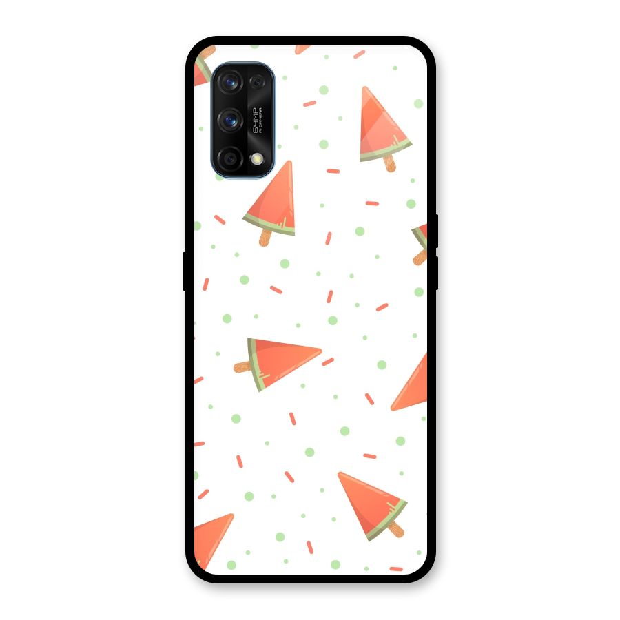 Watermelon Ice Creams Glass Back Case for Realme 7 Pro