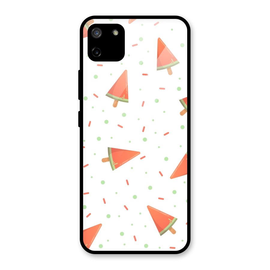 Watermelon Ice Creams Glass Back Case for Realme C11