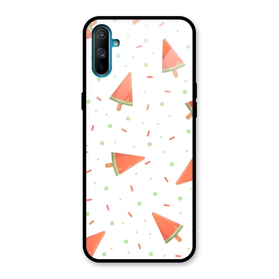 Watermelon Ice Creams Glass Back Case for Realme C3