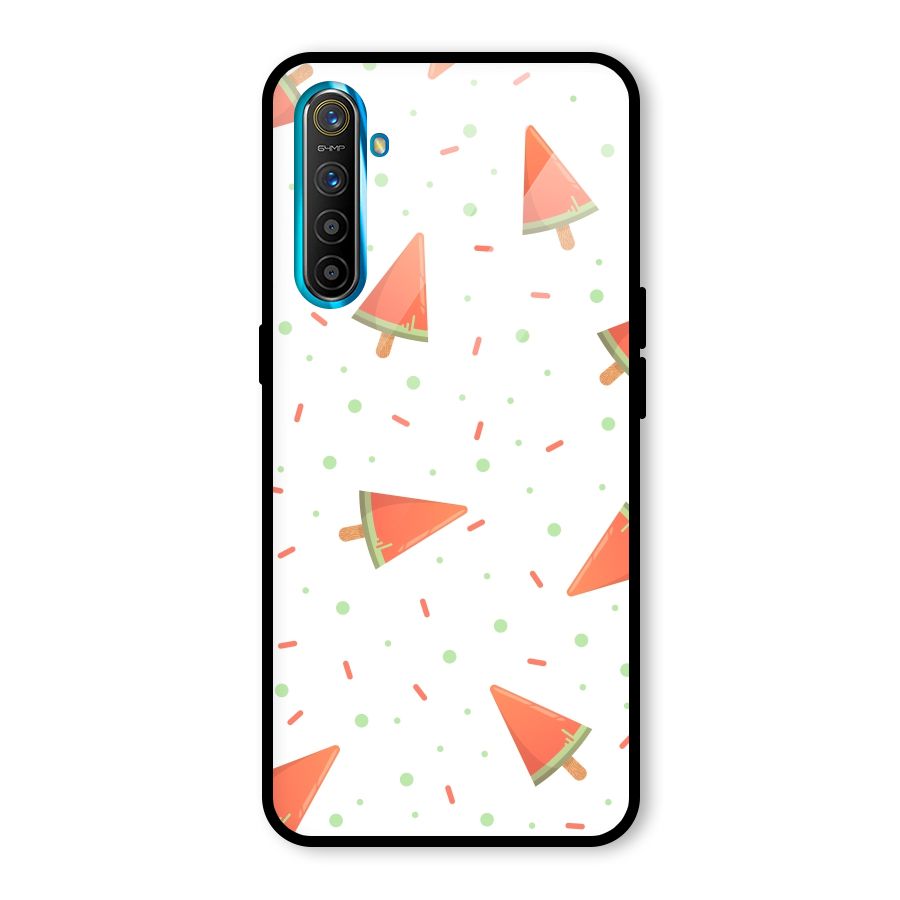 Watermelon Ice Creams Glass Back Case for Realme X2