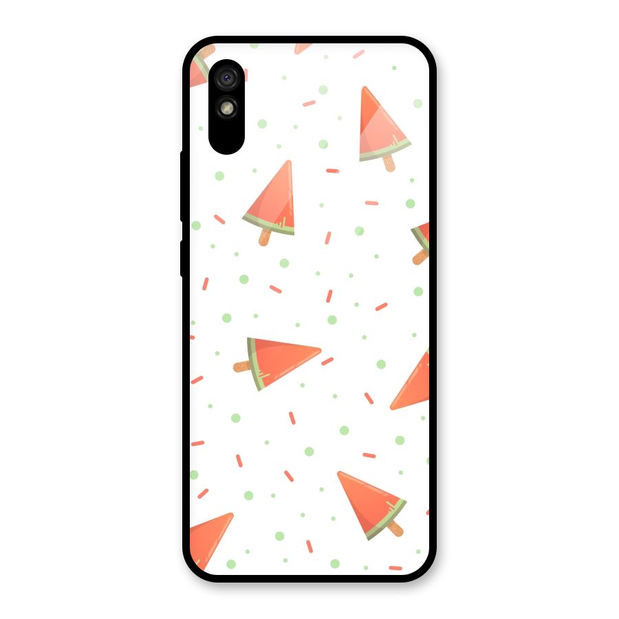 Watermelon Ice Creams Glass Back Case for Redmi 9i
