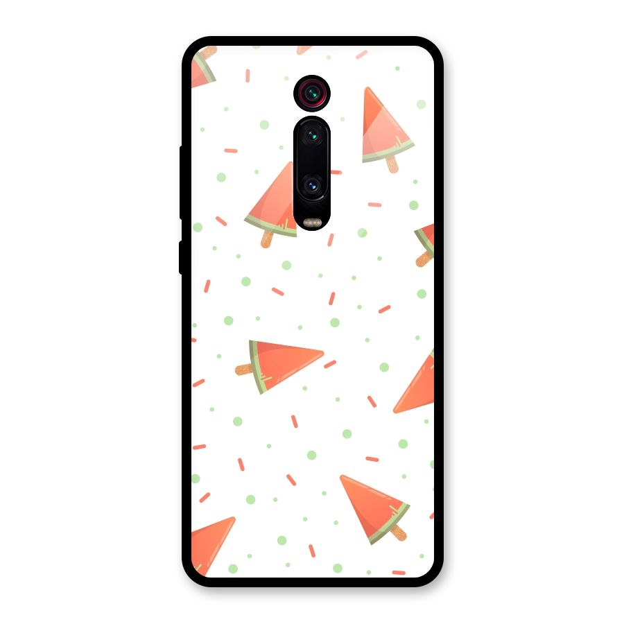Watermelon Ice Creams Glass Back Case for Redmi K20 Pro