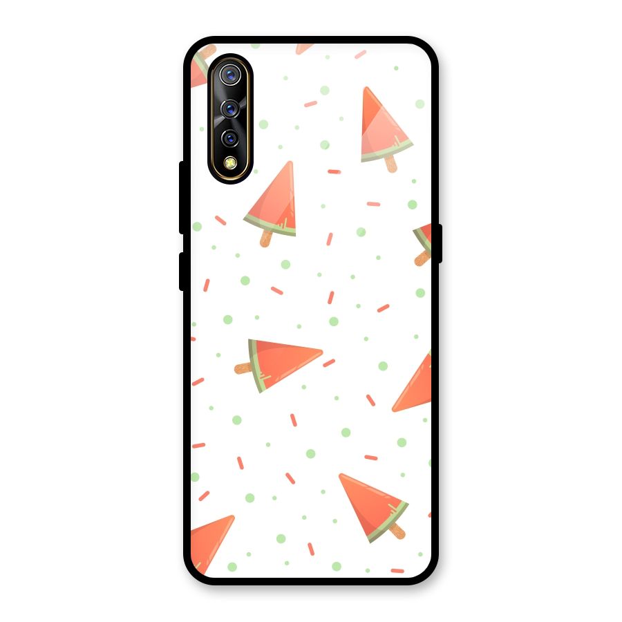 Watermelon Ice Creams Glass Back Case for Vivo S1