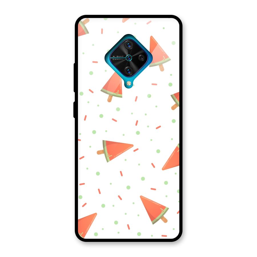Watermelon Ice Creams Glass Back Case for Vivo S1 Pro