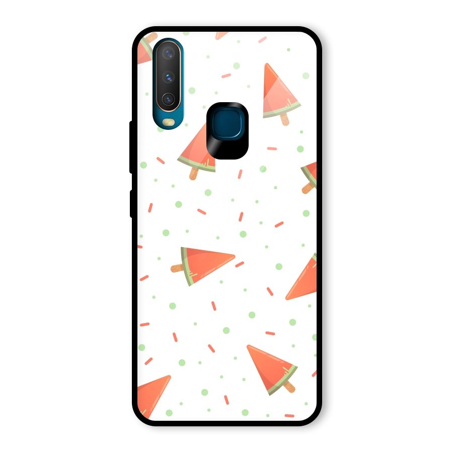 Watermelon Ice Creams Glass Back Case for Vivo U10